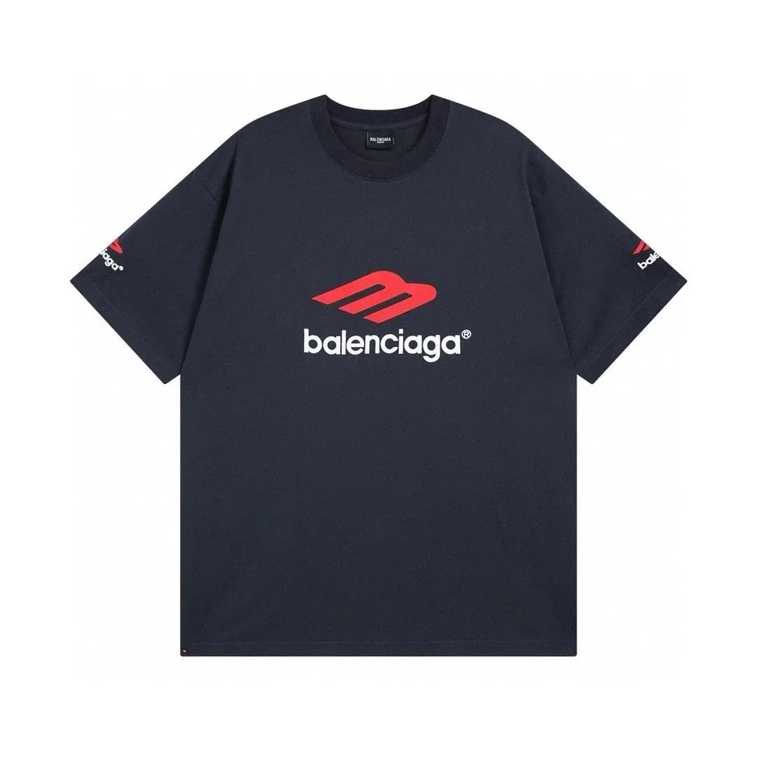 Balenciaga BB Logo Beige T-Shirt - 4