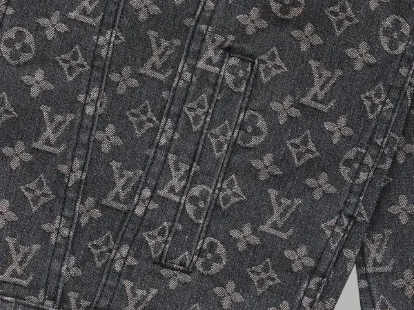 Louis Vuitton Monogram Camouflage Denim Jacket Navy Blue - 11