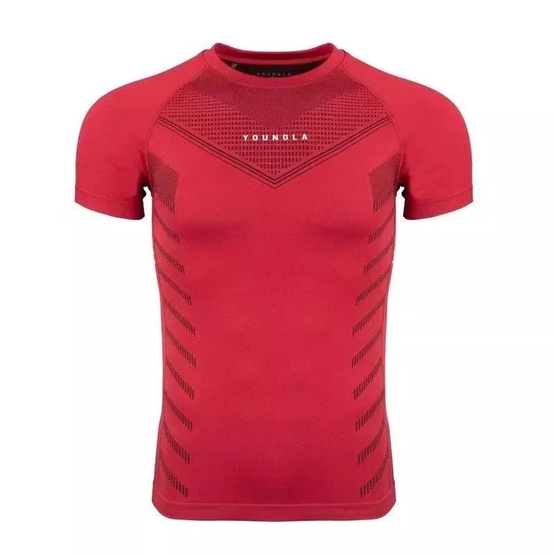 Design YOUNGLA Performance Mesh Base Layer Black T-Shirt Base Layer - 4