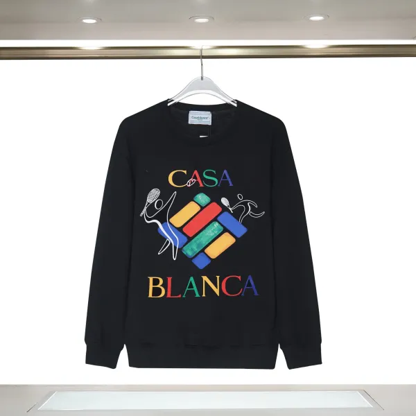 Casablanca Arch Print Black Crewneck Sweatshirt Sweater - 23