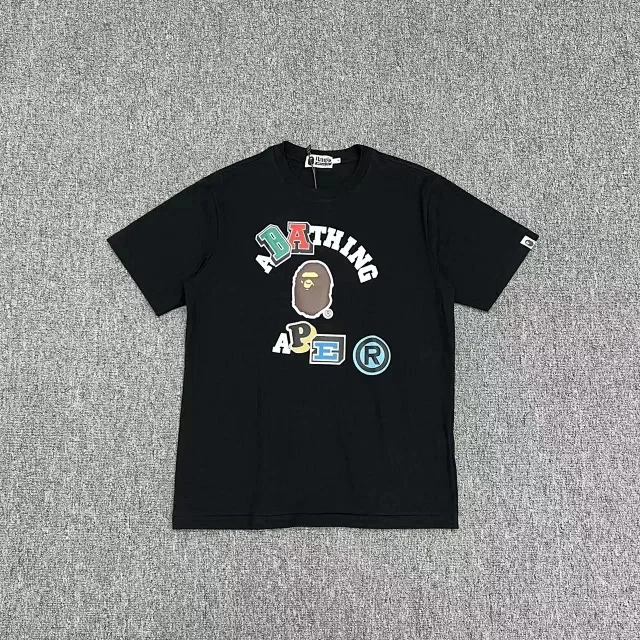 A Bathing Ape T-Shirts Short Sleeve Camouflage Head Graphic product detail image 14