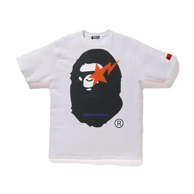 A Bathing Ape T-Shirts Short Sleeve Camouflage Head Graphic product detail image 41