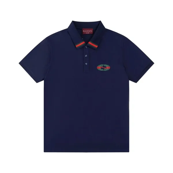 Gucci GG Monogram Print White Polo Polo Shirt - 14