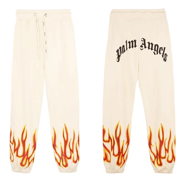 Palm Angels Trousers Elastic-Waist Graphic Jogger product detail image 17