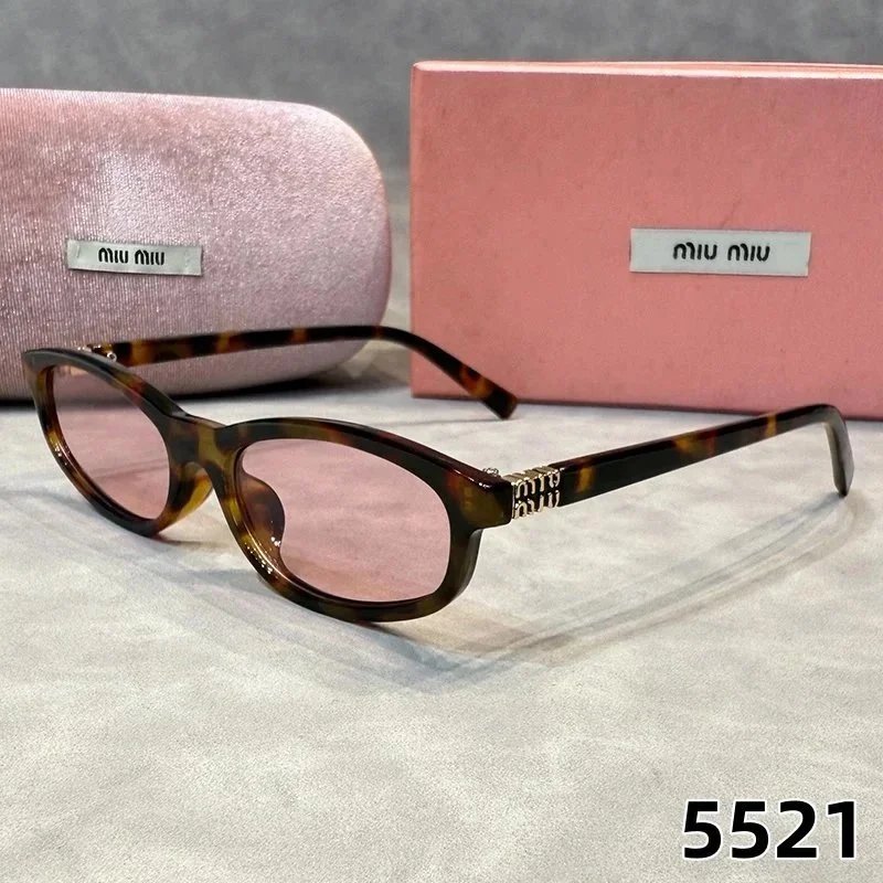 Miu Miu Octagonal Gold-Frame Optical Glasses Eyewear - 6