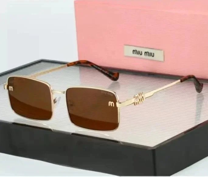 Miu Miu Octagonal Gold-Frame Optical Glasses Eyewear - 14