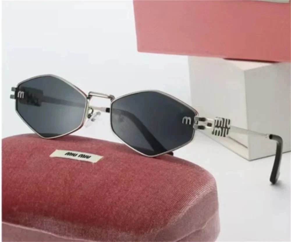 Miu Miu Octagonal Gold-Frame Optical Glasses Eyewear - 22