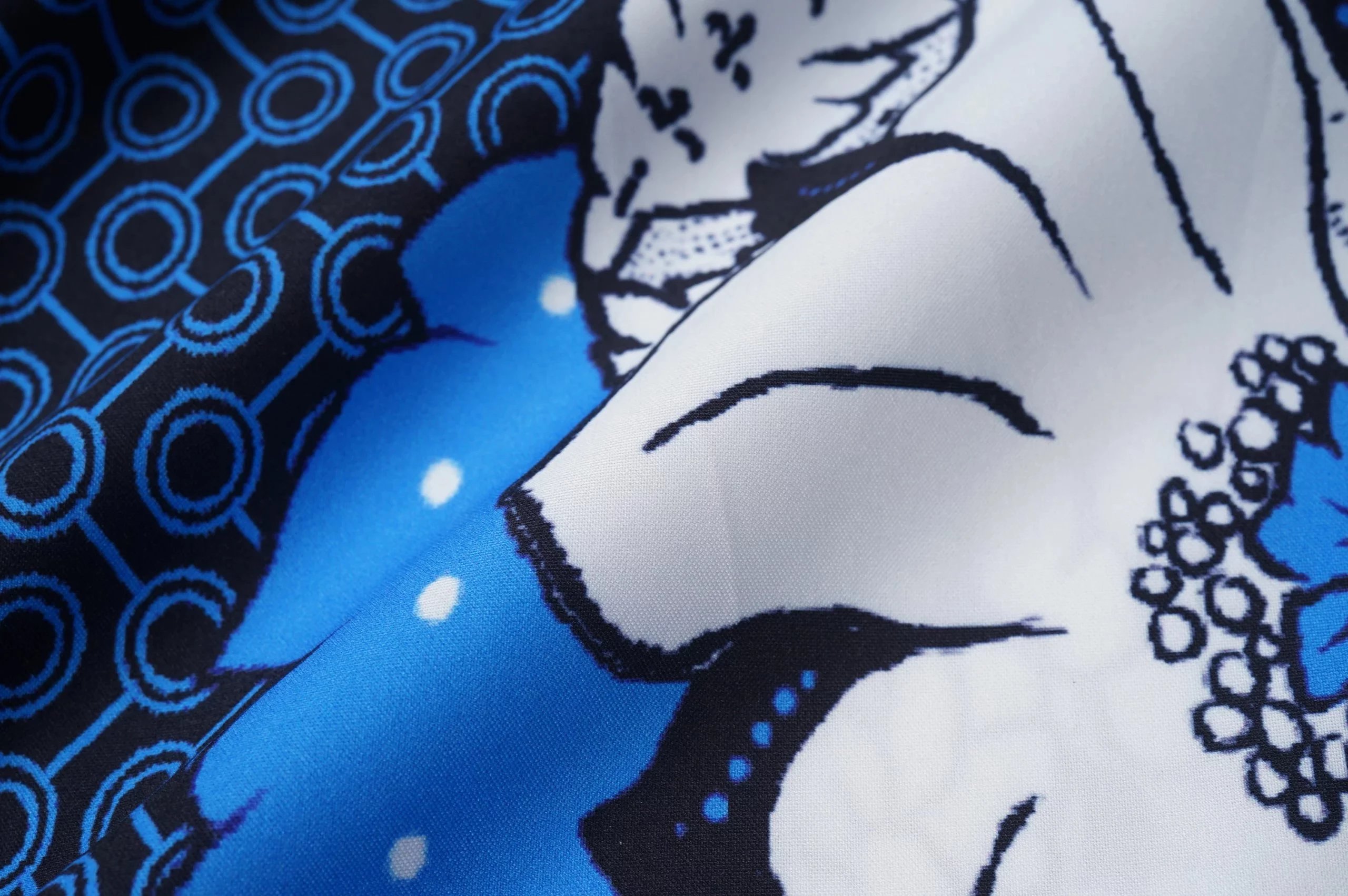 Valentino Logo Print Blue and White Resort Set - 12