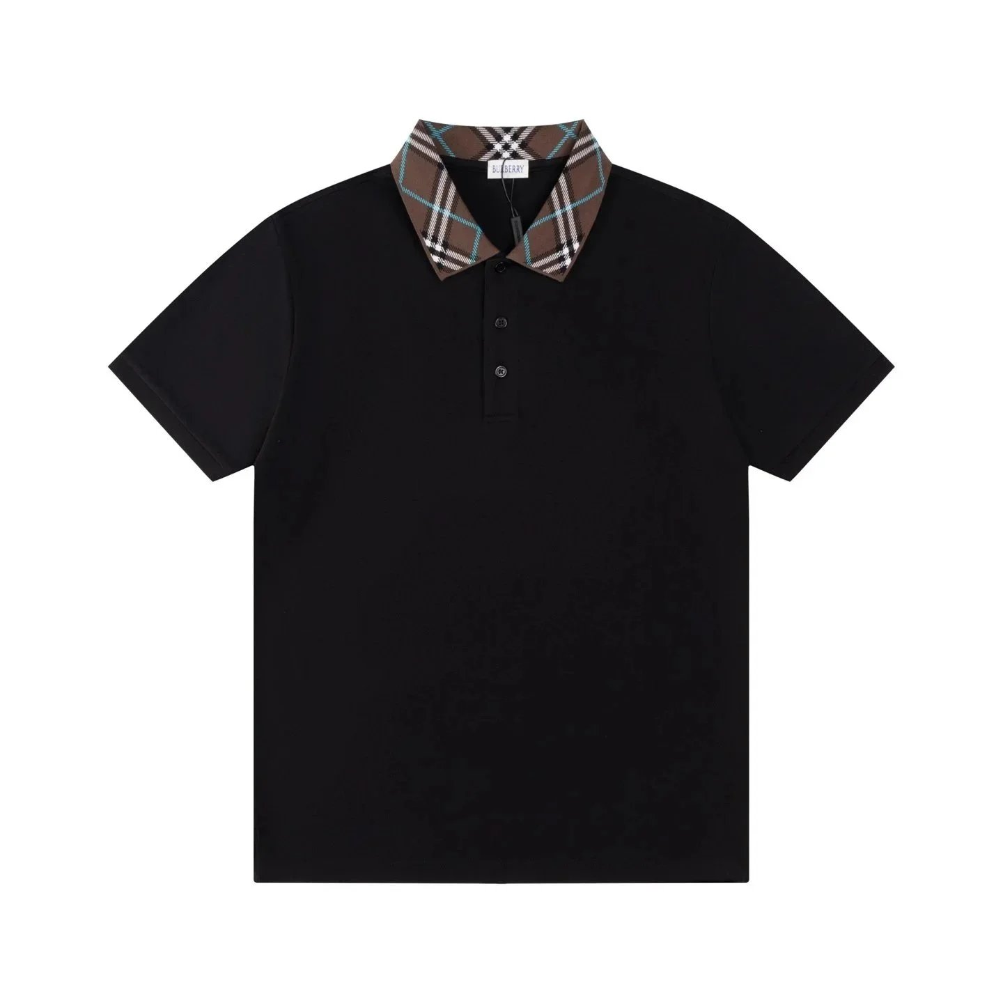 Burberry Equestrian Knight Embroidered Black Polo Tops Polo - 21