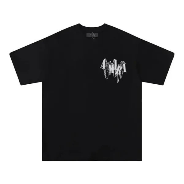 Amiri Logo Graphic White T-Shirt - 10