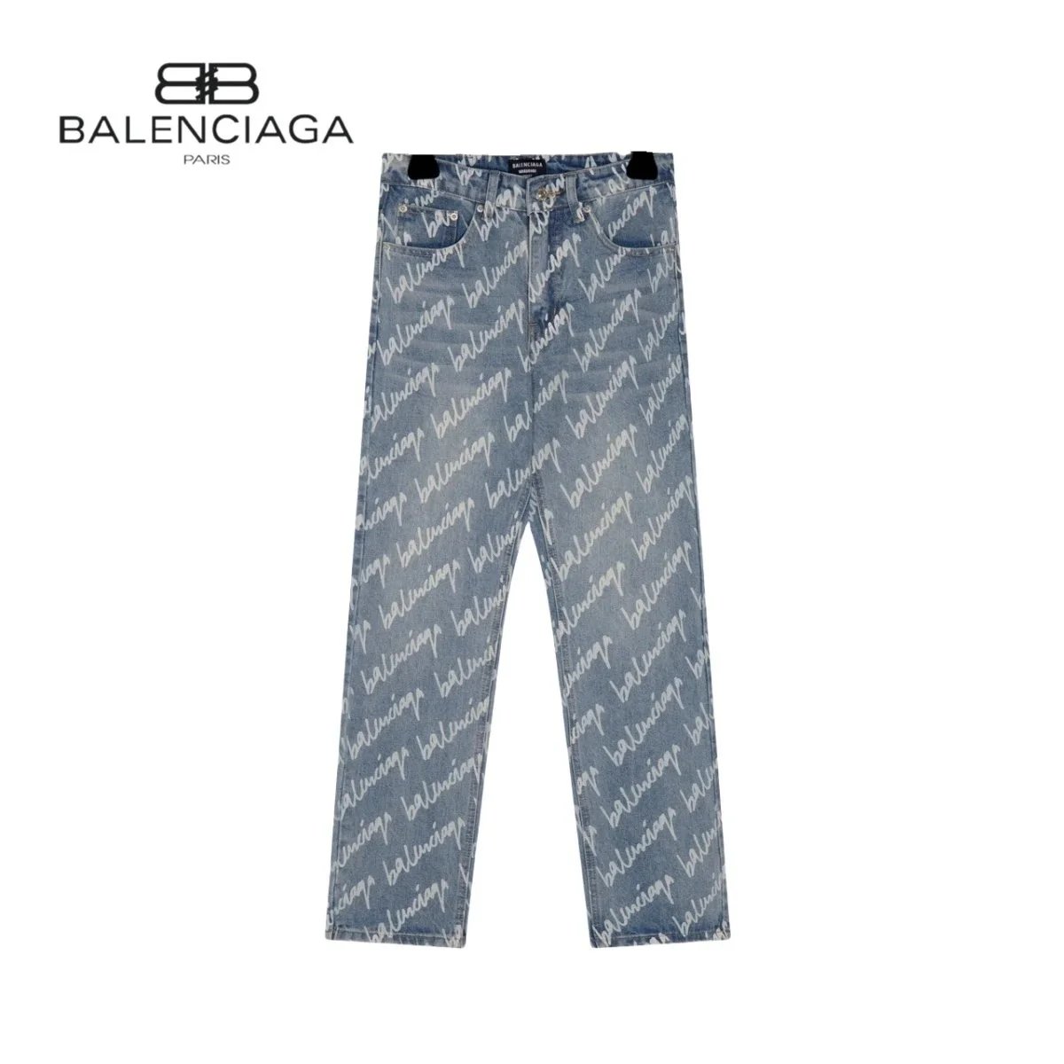 Balenciaga Logo Print Jeans [2