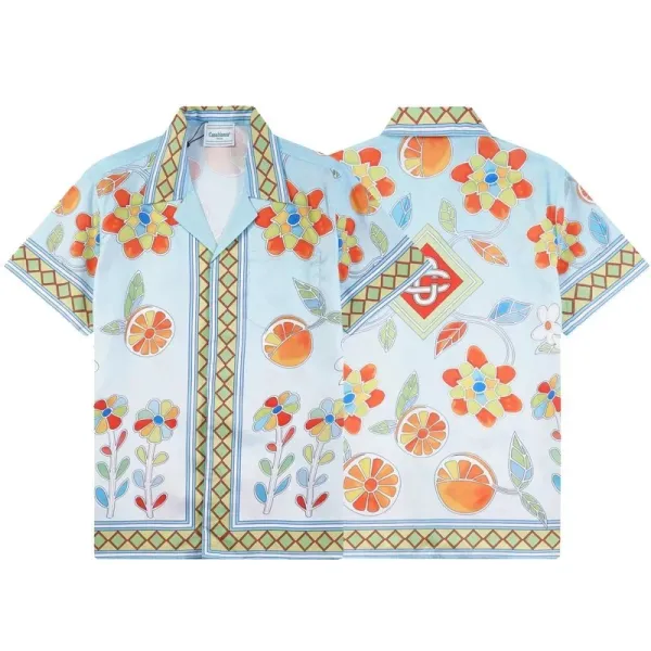 Casablanca Patterned Green Polo Shirt - 20