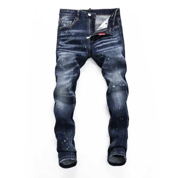 Dsquared2 Distressed Bleach-Splatter Denim Jeans - 28