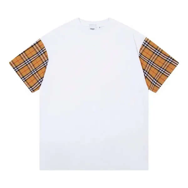 Burberry Vintage Check Sleeve T-Shirt White - 18