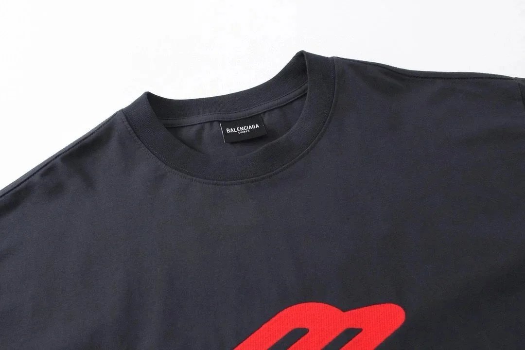 Balenciaga BB Logo Beige T-Shirt - 6