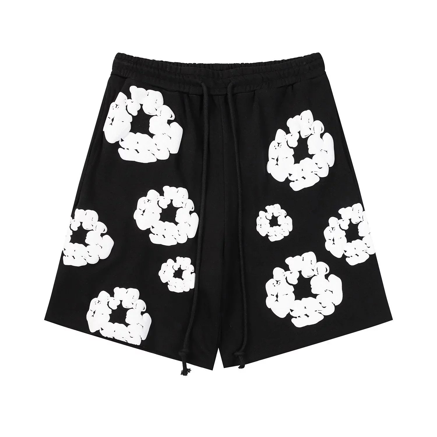 Denim Tears Purple Logo-Embroidered Sweat Shorts - 20