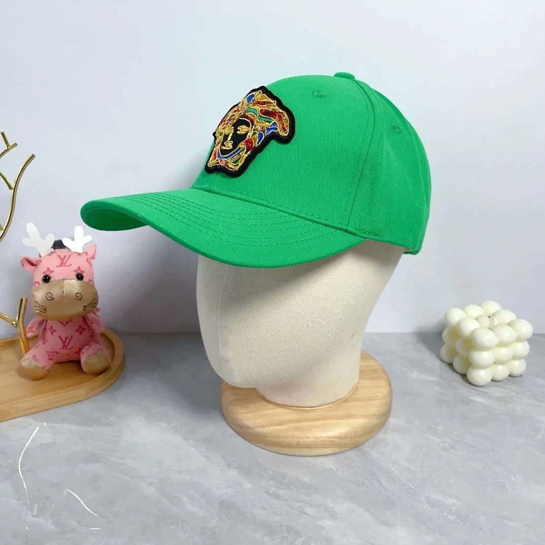 Unbranded Hats Baseball Cap with Embroidered Medusa-Style Patch image 6