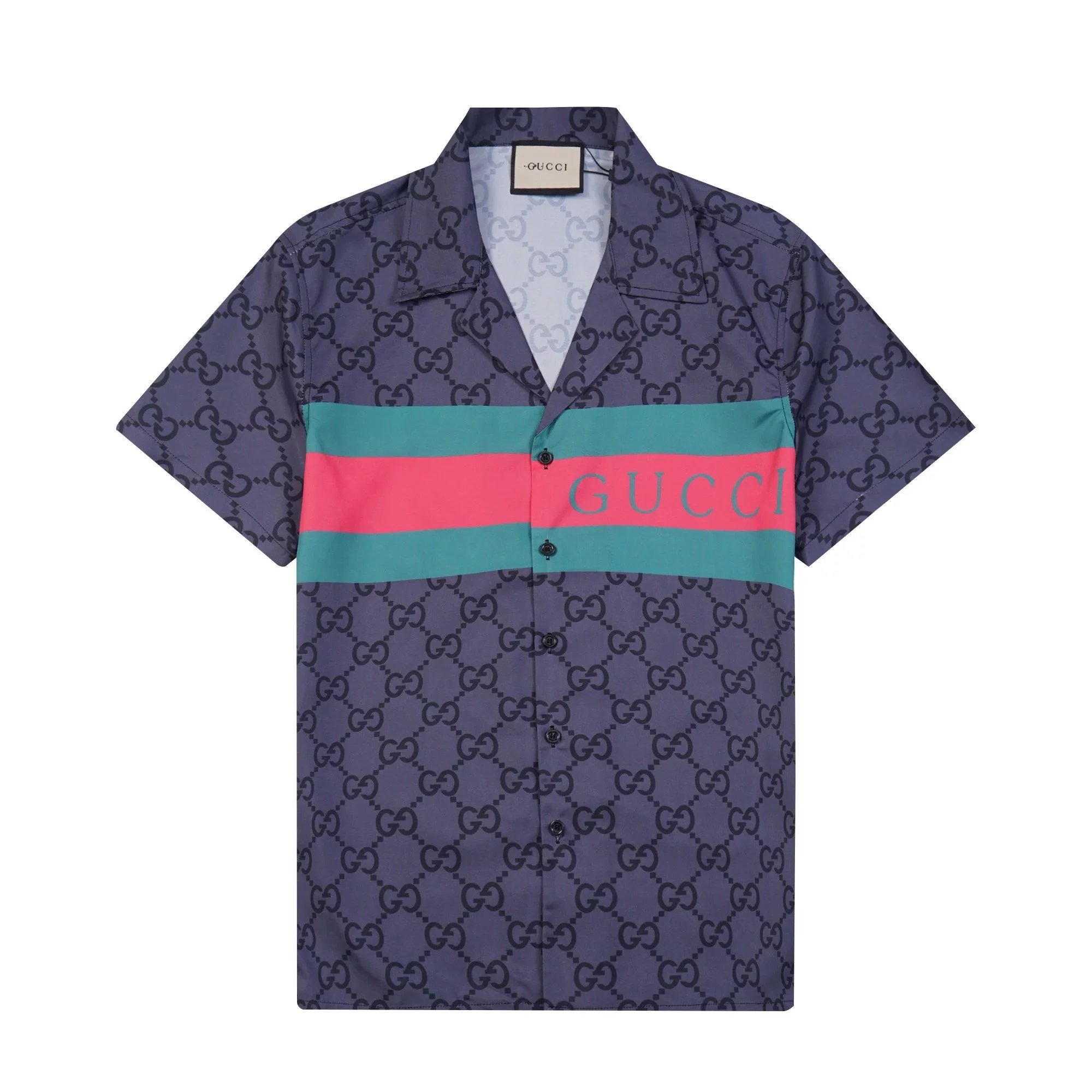 Gucci GG Mosaic Print Short-Sleeve Shirt and Shorts Set Multicolor - 33