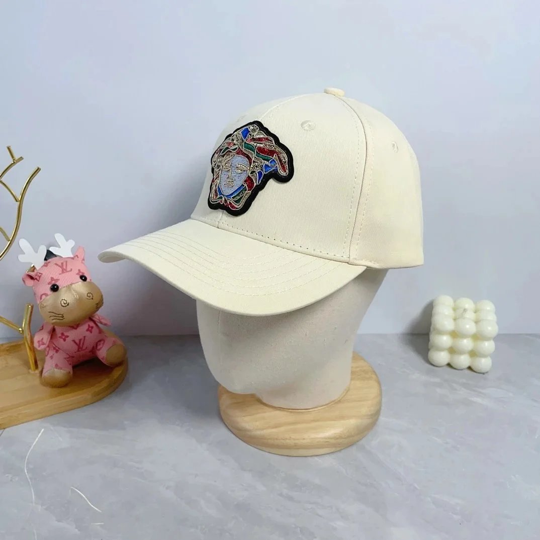 Unbranded Hats Baseball Cap with Embroidered Medusa-Style Patch — 18