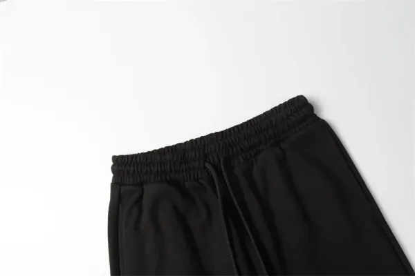 Design Sweatpants Red with Vertical Logo Print - 4