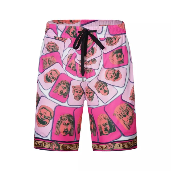 Versace Medusa Print Short-Sleeve Shirt and Shorts Set Multicolor - 25