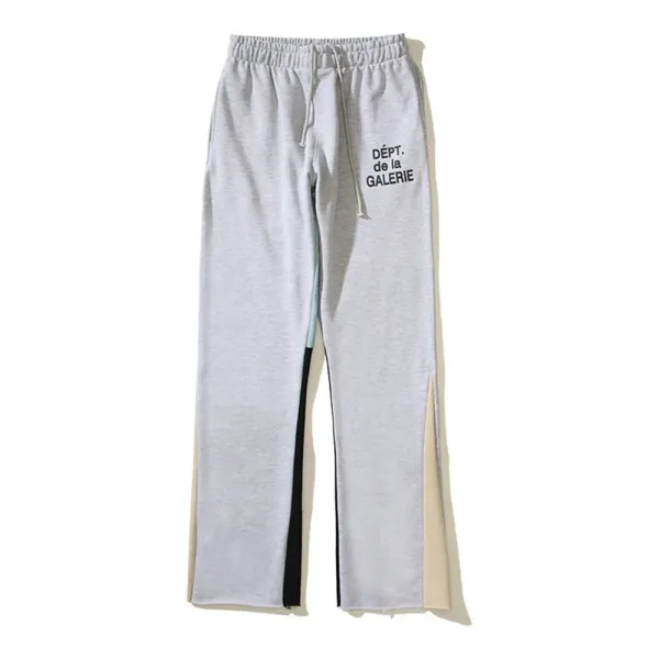 Design Sweatpants Red with Vertical Logo Print - 23