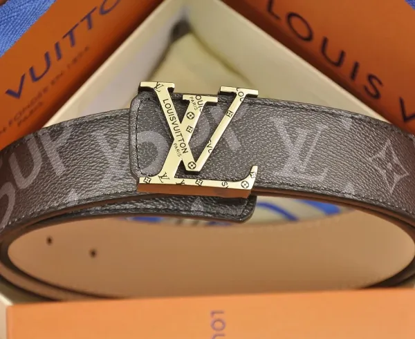 Louis Vuitton Damier Graphite Reversible Belt Black - 7