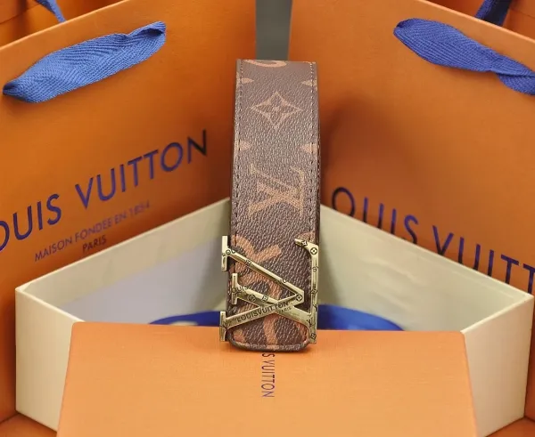 Louis Vuitton Damier Graphite Reversible Belt Black - 11