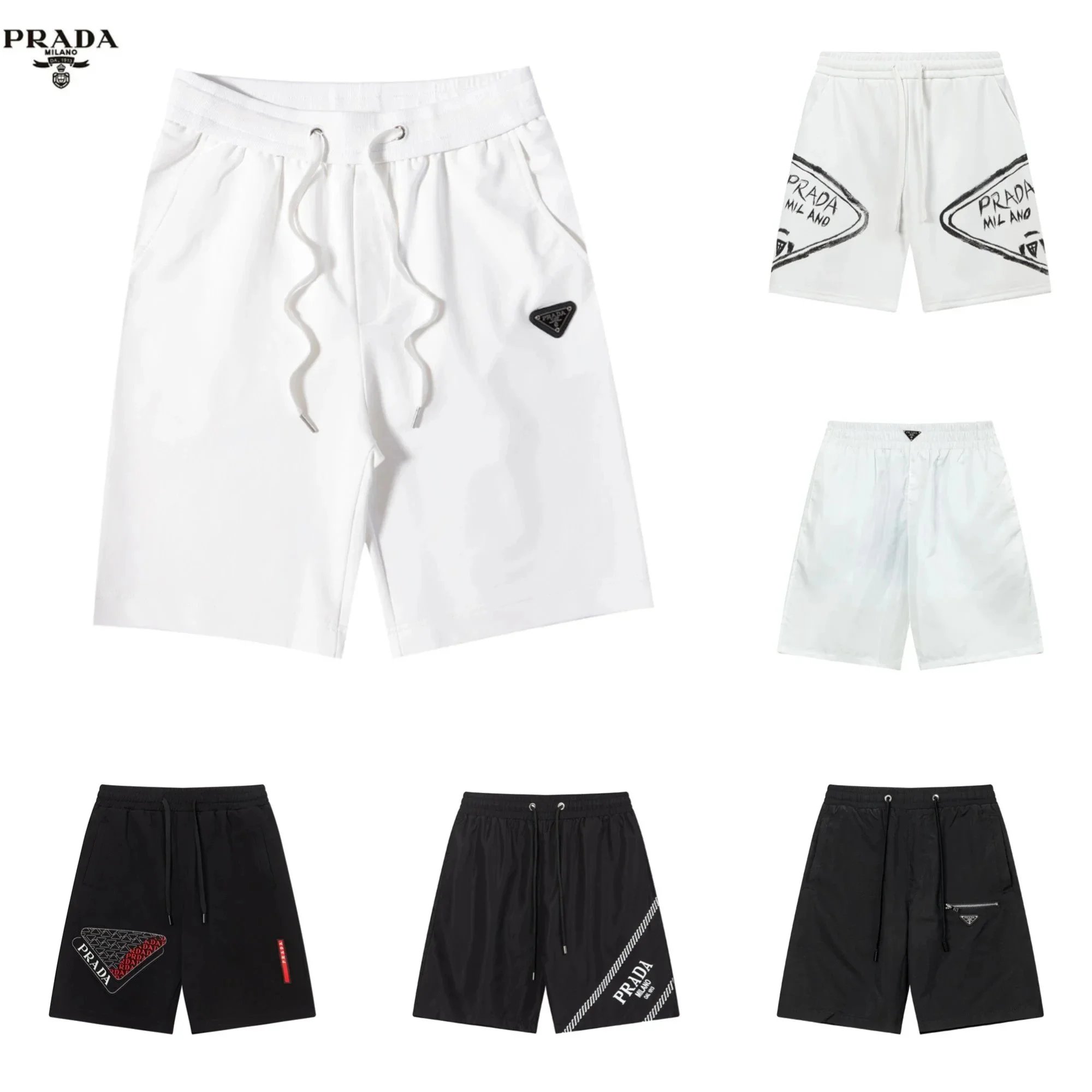 Prada Triangle Logo Shorts [28