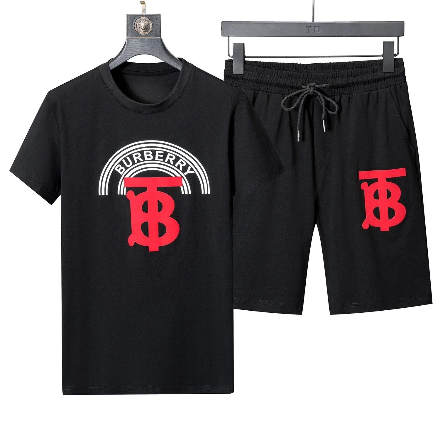 Burberry Check Print Short-Sleeve Shirt and Shorts Set Multicolor - 15