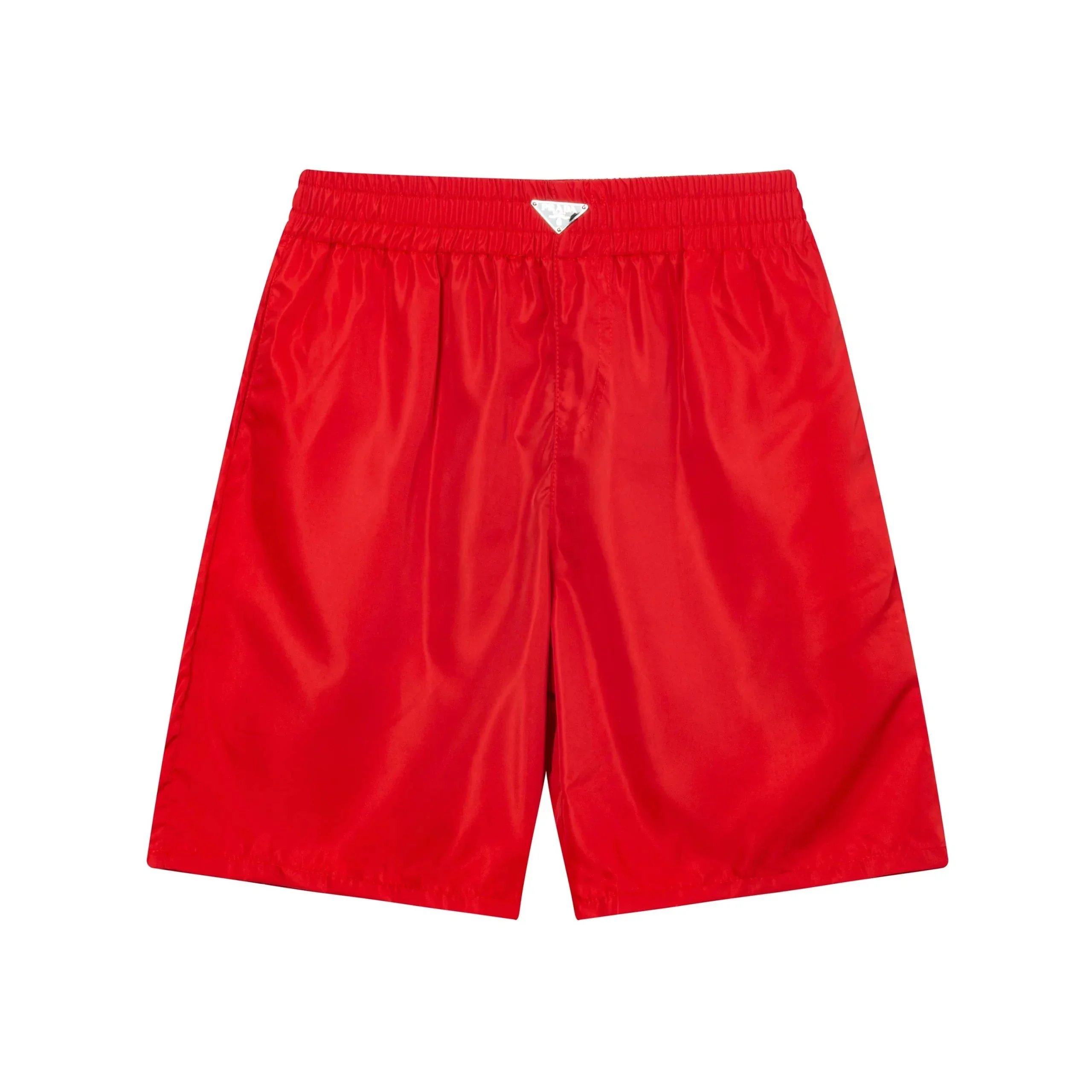 Prada Logo-Embroidered White Cotton Shorts - 18