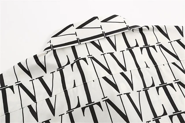 Valentino Shirts Printed Button-Up Shirt product detail image 10