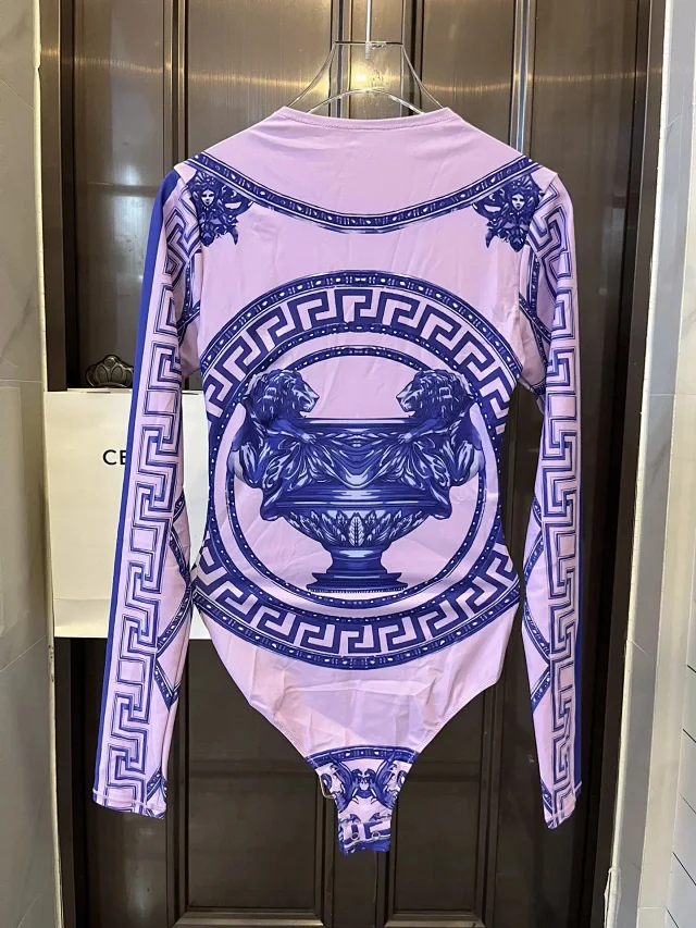 Versace Swimwear Triangle Tie-Side Bikini Set product detail image 18