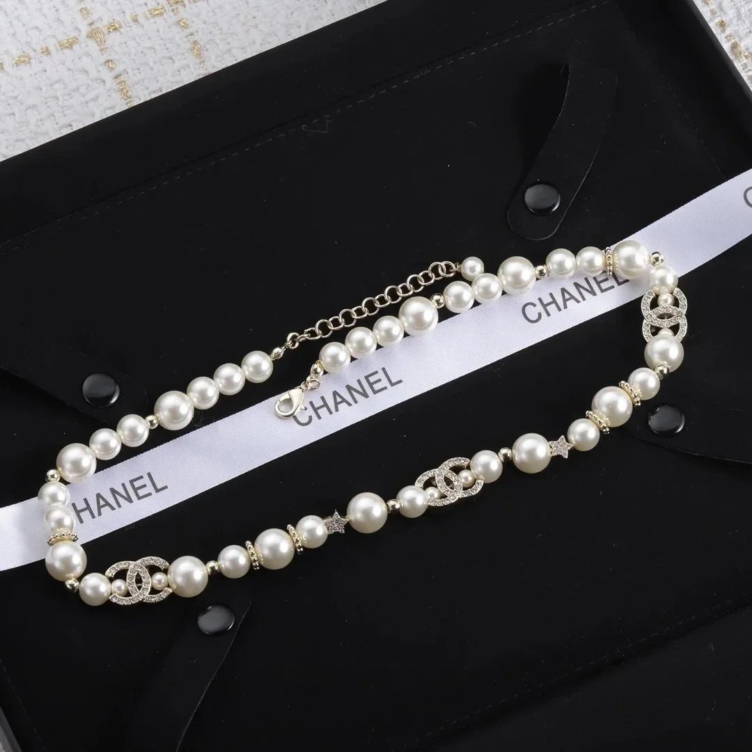 Chanel CC Logo Pave Crystal Snake Chain Bracelet Gold Jewelry - 14