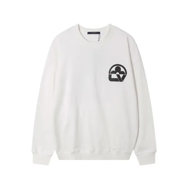 Louis Vuitton Monogram Cloud Embroidery Black Sweater - 12