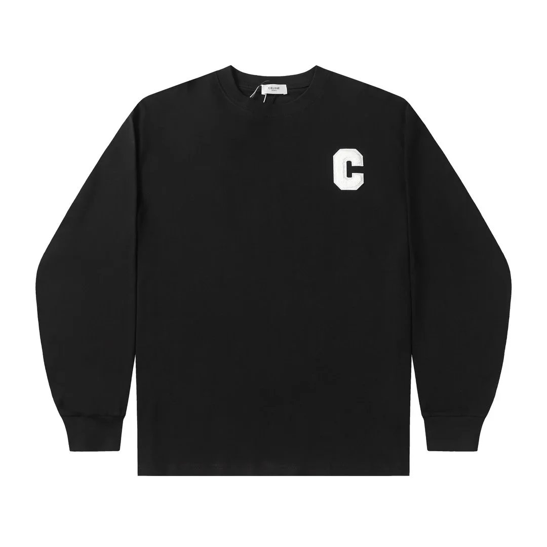 Loewe Leather Patch Long-Sleeve T-Shirt White - 13