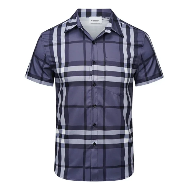 Burberry Shirts Short-Sleeve Check Button-Up Shirt product detail image 14