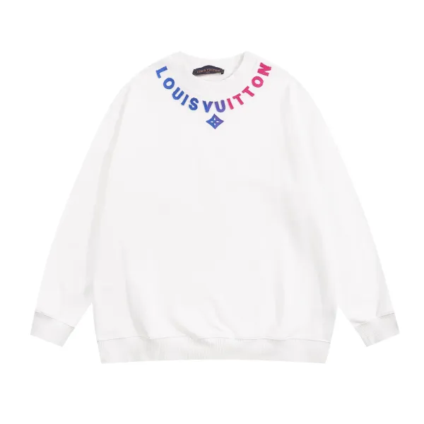 Louis Vuitton Monogram Cloud Embroidery Black Sweater - 20