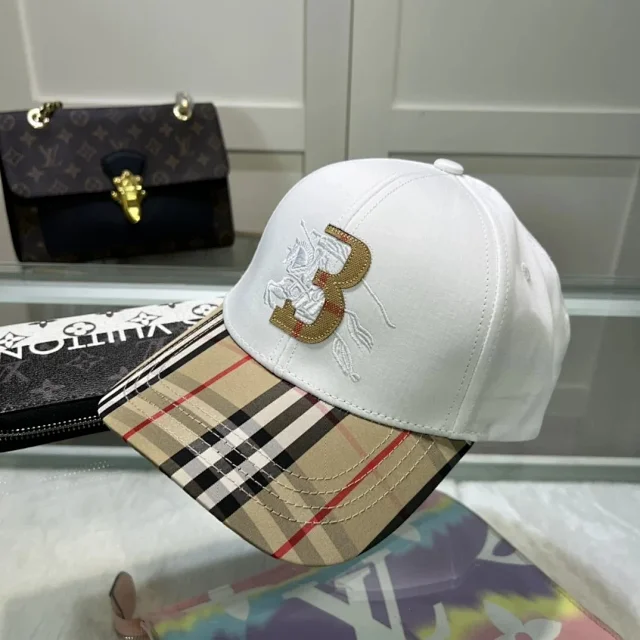 Burberry Hats Baseball Cap with Embroidered Logo or Equestrian Knight Emblem product detail image 27