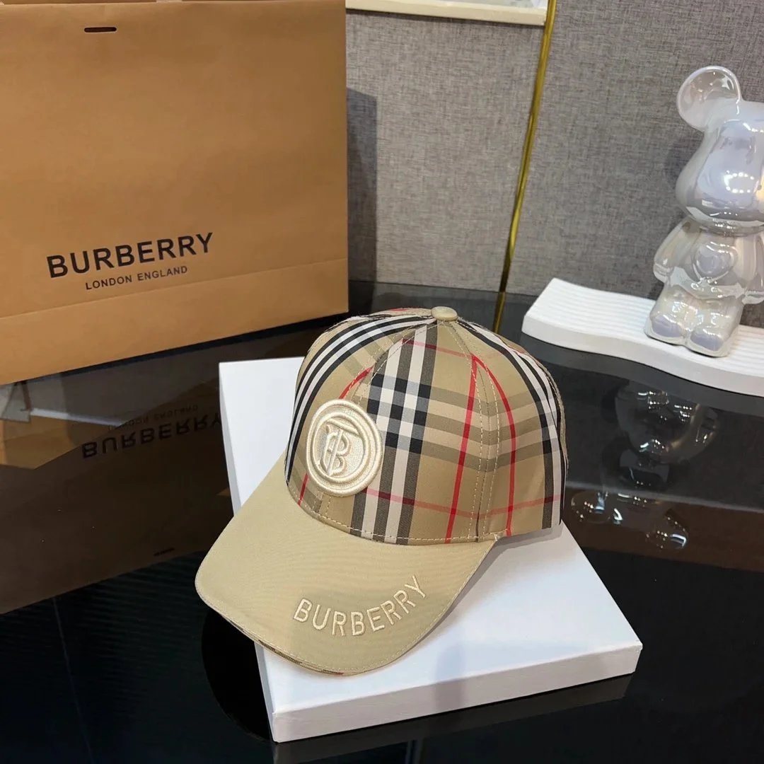 Burberry Logo-Embroidered Black Baseball Cap - 12
