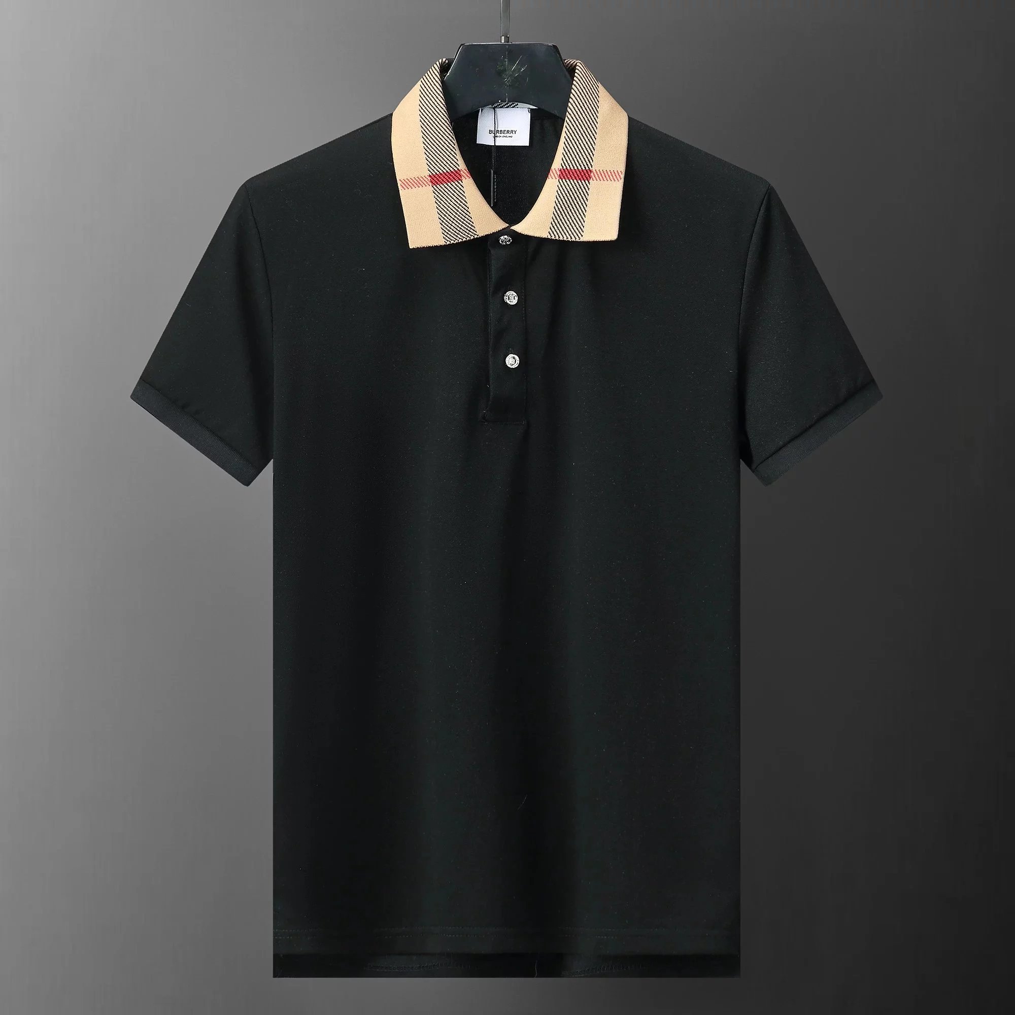 Burberry Classic Check Polo Beige Multicolor Polo Polo Shirt - 15