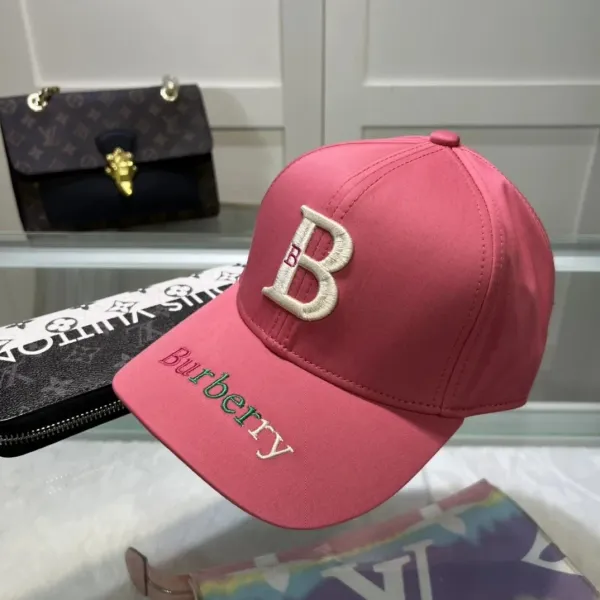 Burberry Logo Embroidery Baseball Cap Black - 38