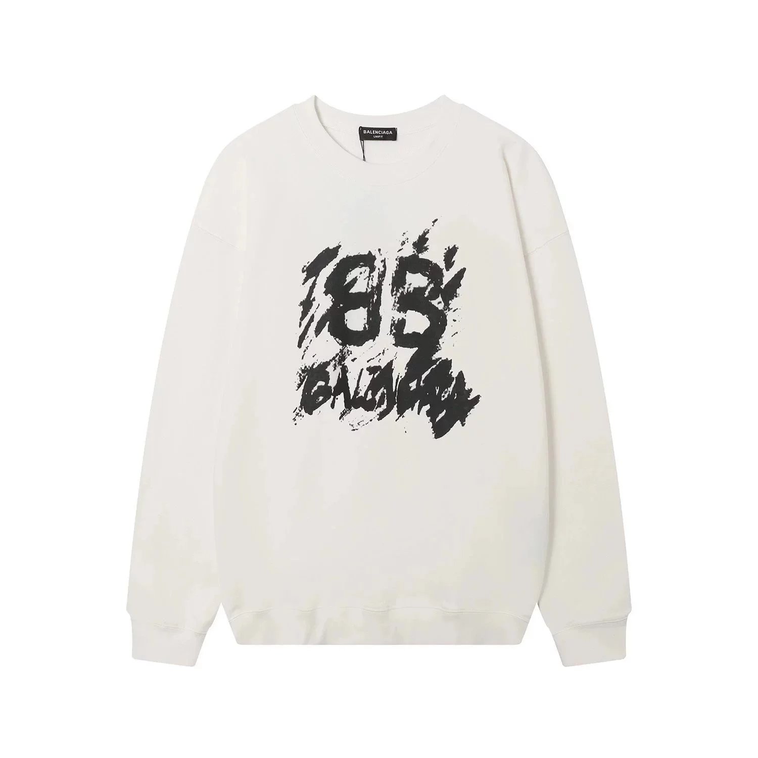 Balenciaga Bitcoin Logo Black Sweatshirt Sweater - 7