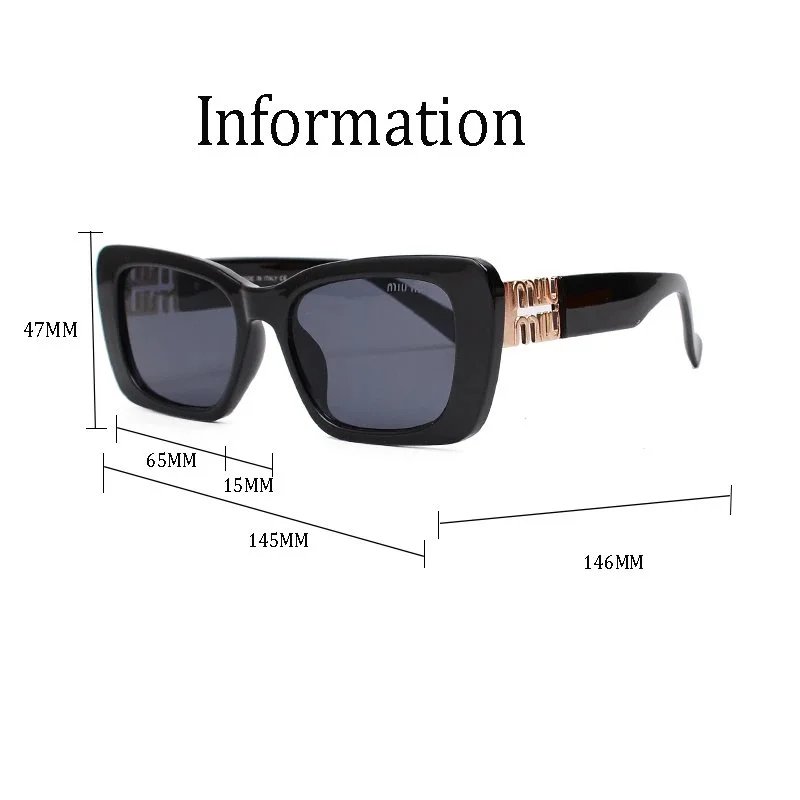 Miu Miu MM0296 Sunglasses Gold Frame Dark Gray Lens - 4