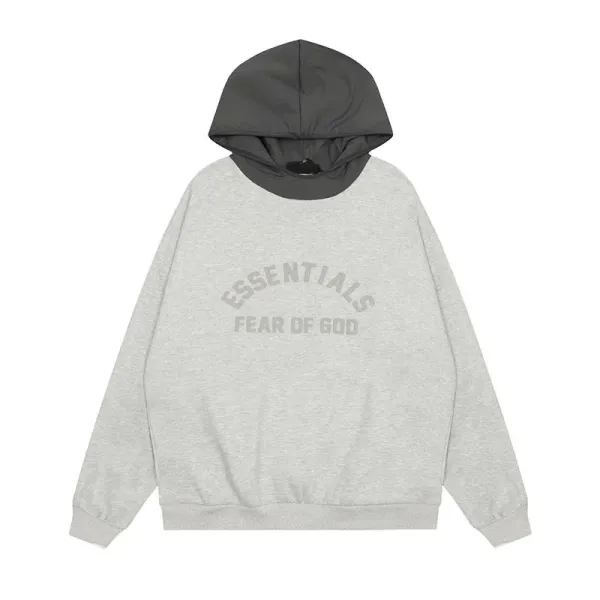 Fear of God Essentials Arch Logo Hoodie Gray - 3