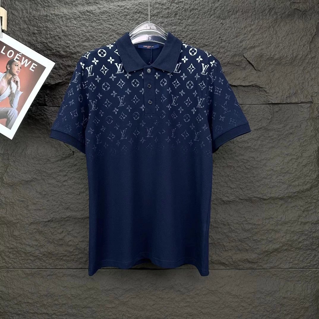 Louis Vuitton Checkerboard Monogram Polo Black Polo Shirt - 11