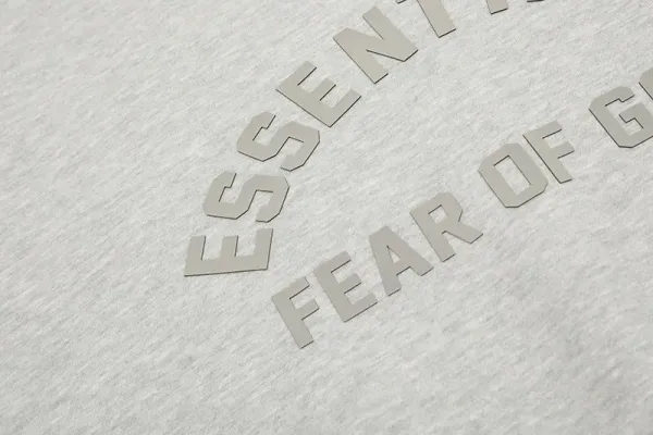 Fear of God Essentials Arch Logo Hoodie Gray - 12