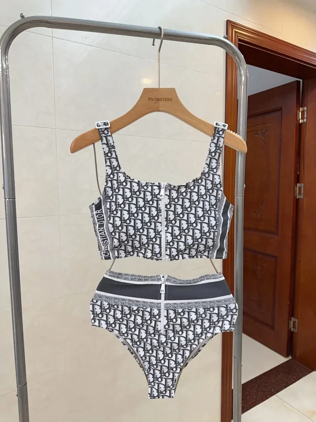 Christian Dior Swimwear Triangle string bikini set product detail image 35