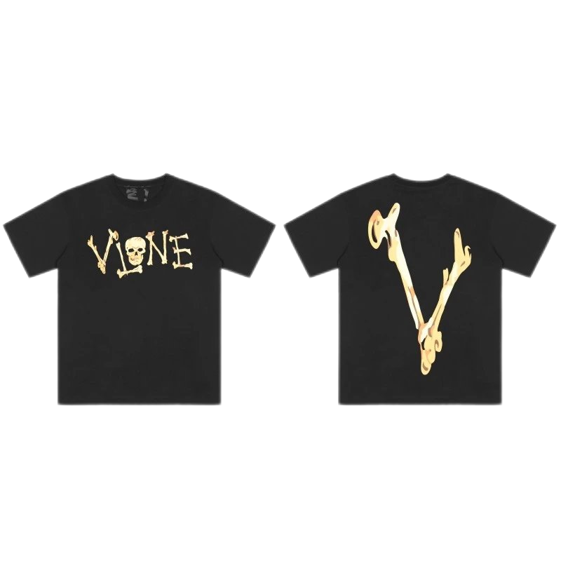 Vlone Bone Logo Black T-Shirt - 1