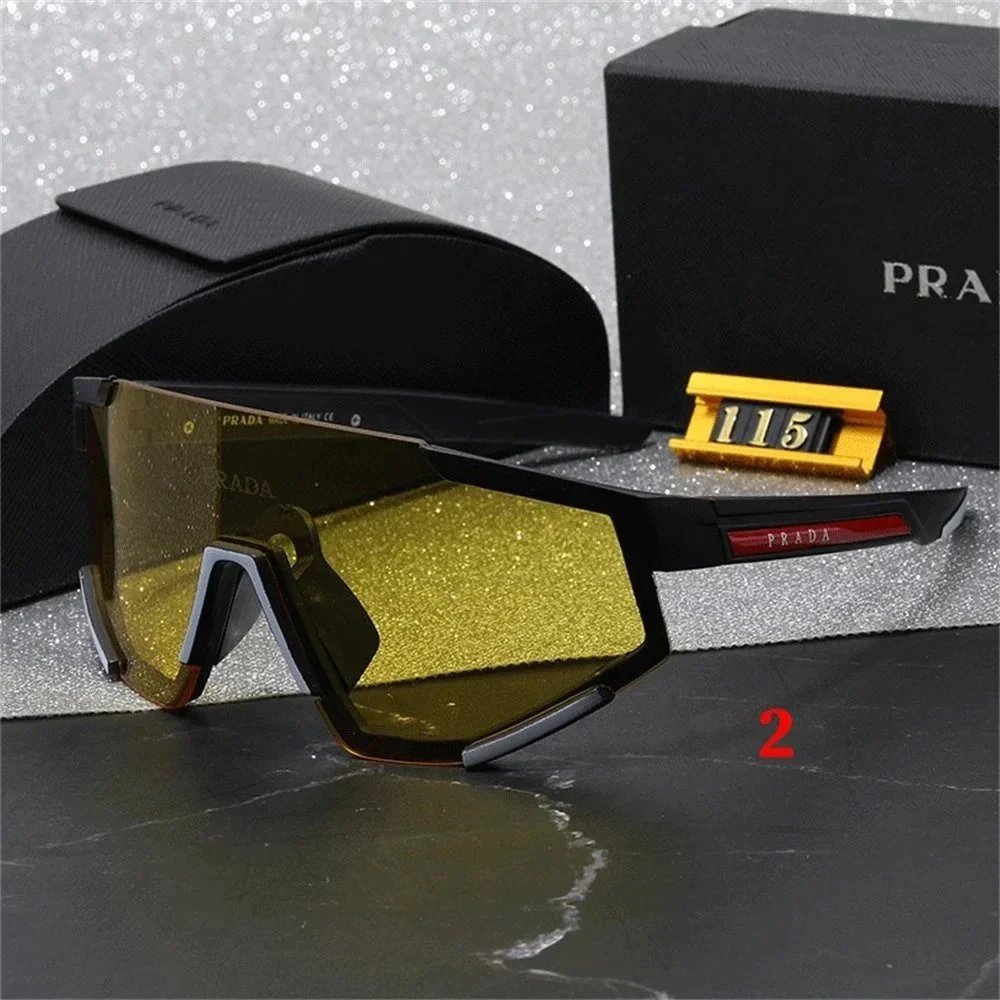 Prada Cat-Eye Yellow Acetate Sunglasses - 4